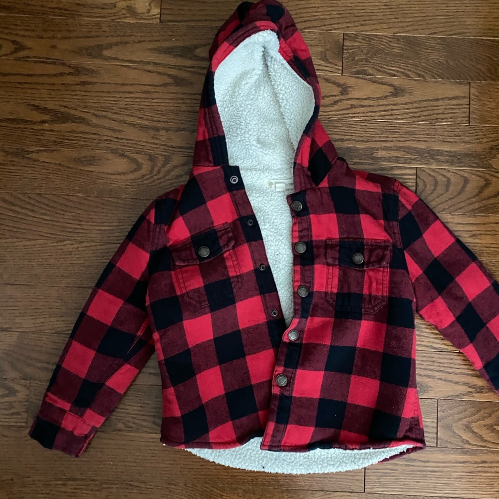 Boys buffalo plaid jacket